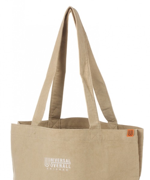 UNIVERSAL OVERALL（ユニバーサルオーバーオール）の「【UNIVERSAL OVERALL】別注コーデュロイトート（トートバッグ・メンズ・チャコール/ベージュ/ダークブラウン/ダークグレー・FREE）」の17枚目の写真