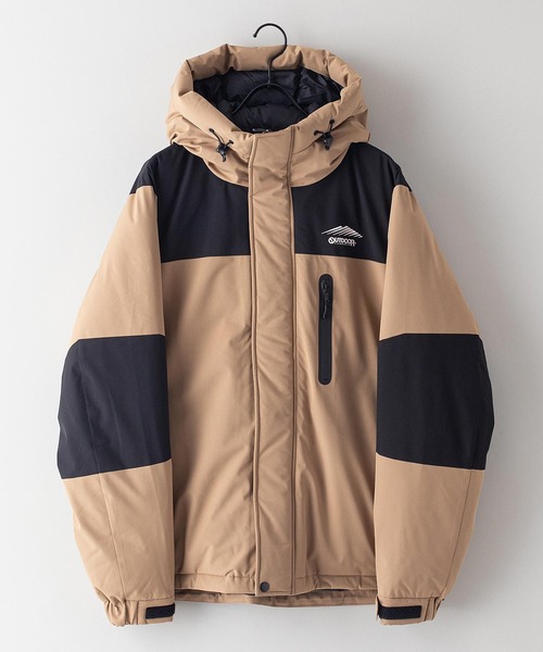 OUTDOOR PRODUCTS(アウトドアプロダクツ)の「切替フード中綿ジャケット パネルジャケット 防風/撥水/ストレッチ/耐水圧/防花粉/UVと高機能素材を使用 昨年人気モデルが更に進化して登場 ユニセックス(ブルゾン・メンズ・ライトグレー/ブラック/ブラウン/アーミー/ダークベージュ・SMALL/MEDIUM/LARGE/X-LARGE)」の5枚目の写真