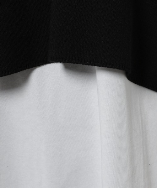 PAGEBOY（ページボーイ）の「レースアップショートベスト/ニットベスト（ベスト・レディース・オフホワイト/ブラック・FREE）」の14枚目の写真
