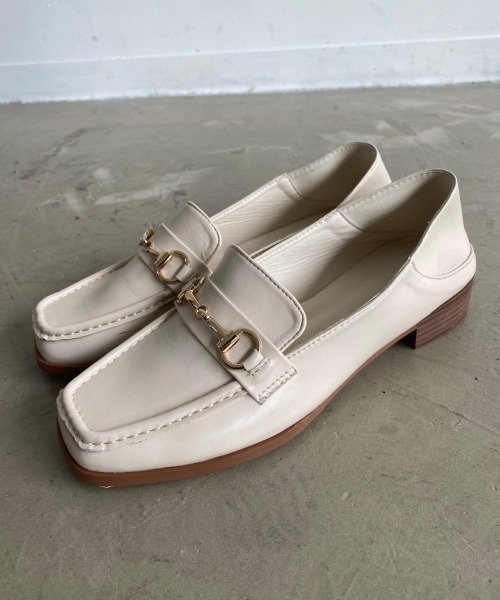 Aunt Marie's(アントマリーズ)の「スクエアトゥビットローファー/AUNT MARIE'S(ローファー・レディース・ブラック/アイボリー・SMALL/MEDIUM/LARGE)」の18枚目の写真