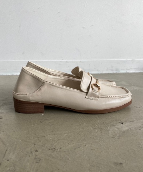 Aunt Marie's(アントマリーズ)の「スクエアトゥビットローファー/AUNT MARIE'S(ローファー・レディース・ブラック/アイボリー・SMALL/MEDIUM/LARGE)」の15枚目の写真