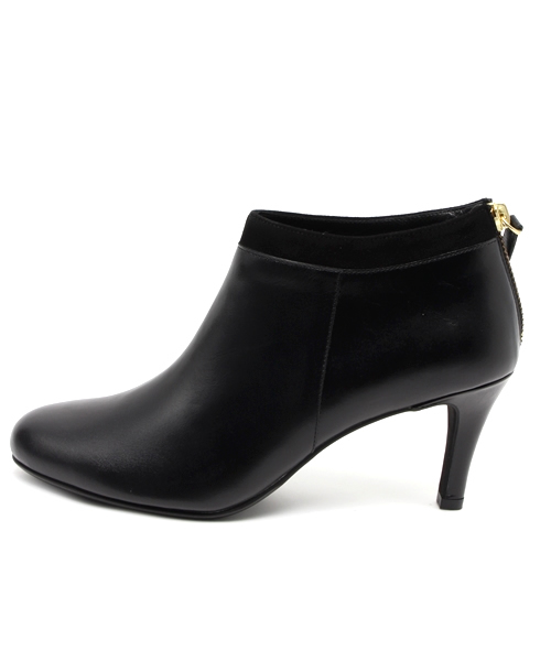 SHIPS for women（シップスフォーウィメン）の「★★バックジップ ヒールブーティ（ブーティ・レディース・ブラック/カーキ・36/36.5/38/37/37.5）」の8枚目の写真