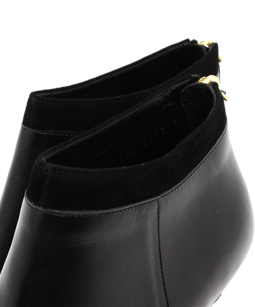 SHIPS for women（シップスフォーウィメン）の「★★バックジップ ヒールブーティ（ブーティ・レディース・ブラック/カーキ・36/36.5/38/37/37.5）」の4枚目の写真