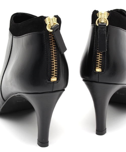 SHIPS for women（シップスフォーウィメン）の「★★バックジップ ヒールブーティ（ブーティ・レディース・ブラック/カーキ・36/36.5/38/37/37.5）」の5枚目の写真