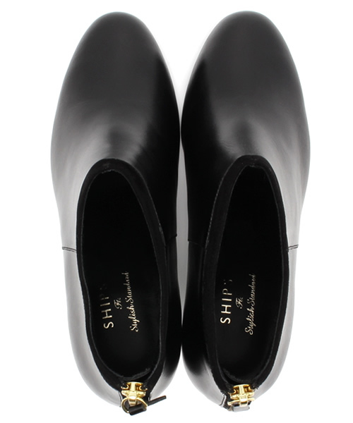 SHIPS for women（シップスフォーウィメン）の「★★バックジップ ヒールブーティ（ブーティ・レディース・ブラック/カーキ・36/36.5/38/37/37.5）」の7枚目の写真