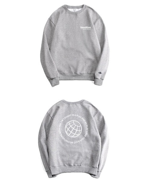 [GRAVER]★25SS★韓国人気★COLLECT OFFICE SWEATSHIRT ACOVER/オコボ』BACK EARTH 650G SWEATSHIRT/バック アース