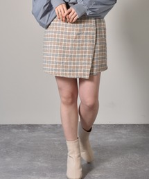 ems excite（エムズエキサイト）の「ベルト付ラップミニスカート（スカート）」