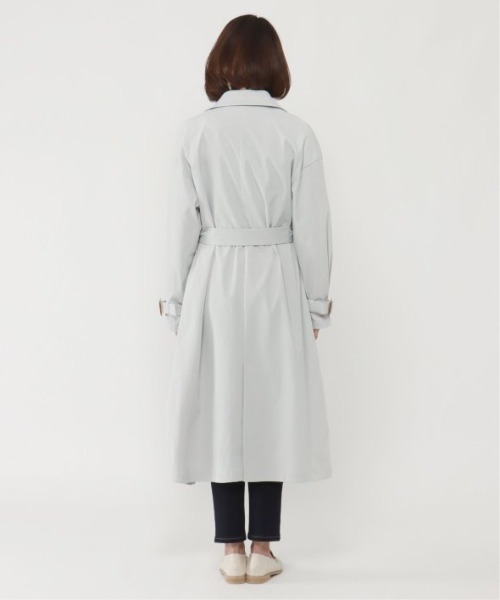 ikka（イッカ）の「エアフローツイルスプリングコート（トレンチコート・レディース・グレー/ベージュ・M）」の5枚目の写真