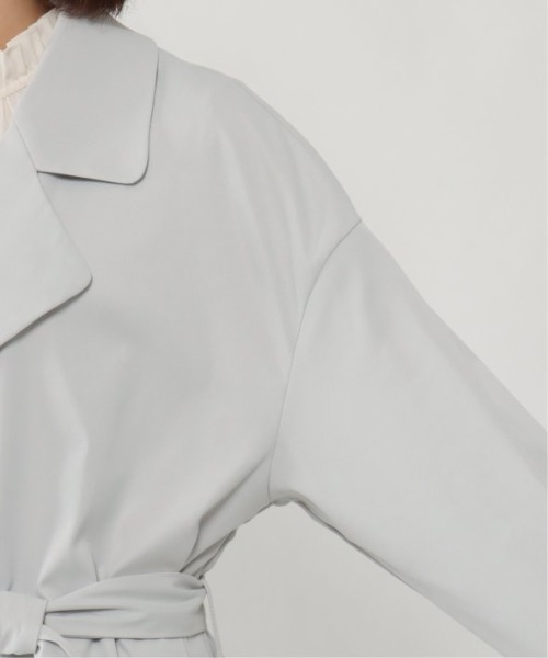 ikka（イッカ）の「エアフローツイルスプリングコート（トレンチコート・レディース・グレー/ベージュ・M）」の7枚目の写真