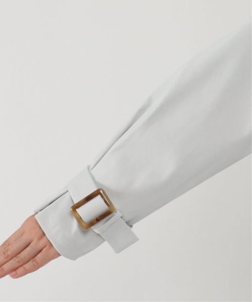 ikka（イッカ）の「エアフローツイルスプリングコート（トレンチコート・レディース・グレー/ベージュ・M）」の8枚目の写真