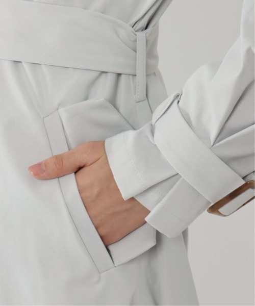 ikka（イッカ）の「エアフローツイルスプリングコート（トレンチコート・レディース・グレー/ベージュ・M）」の12枚目の写真