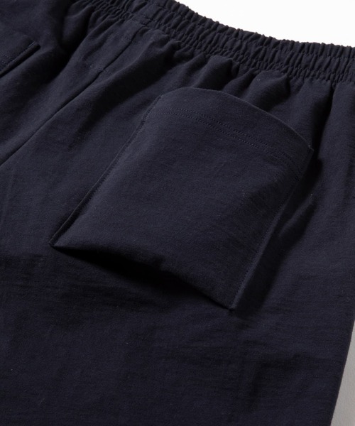 Jackman(ジャックマン)の「Stretch Shorts(スウェットパンツ・メンズ・ブラック/チャコールグレー/オリーブドラブ/ダークネイビー・SMALL/MEDIUM/LARGE)」の6枚目の写真