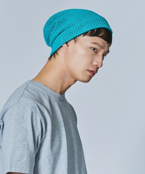 OVERRIDE(オーバーライド)の「【OVERRIDE】MESH LOOSE BEANIE DEO / 【オーバーライド】メッシュ ルーズ ビーニー デオ(ニットキャップ/ビーニー・メンズ・ブラック/グレー/レッド/グリーン・57~59cm)」の11枚目の写真