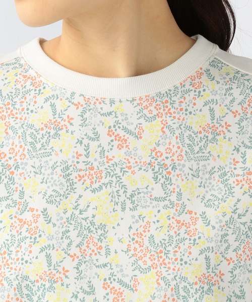 DECOY SINCE 1981(デコイシンスイチキュウハチイチ)の「オーガニックコットン小花柄プルオーバー(Tシャツ/カットソー・レディース・ネイビー/ベージュ・L/LL/M)」の7枚目の写真