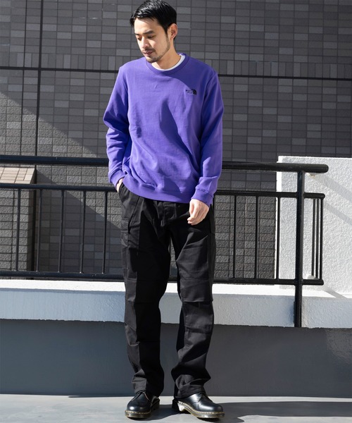 THE NORTH FACE（ザノースフェイス）の「THE NORTH FACE ロゴスウェット（スウェット・メンズ・ブラック/パープル/ネイビー・SMALL/MEDIUM/LARGE/X-LARGE）」の22枚目の写真