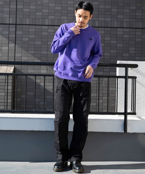 THE NORTH FACE（ザノースフェイス）の「THE NORTH FACE ロゴスウェット（スウェット・メンズ・ブラック/パープル/ネイビー・SMALL/MEDIUM/LARGE/X-LARGE）」の21枚目の写真