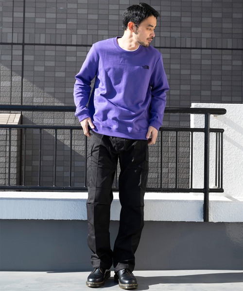 THE NORTH FACE（ザノースフェイス）の「THE NORTH FACE ロゴスウェット（スウェット・メンズ・ブラック/パープル/ネイビー・SMALL/MEDIUM/LARGE/X-LARGE）」の20枚目の写真