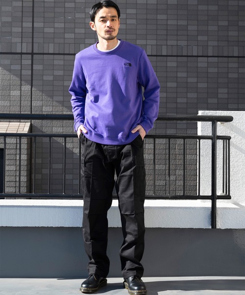 THE NORTH FACE（ザノースフェイス）の「THE NORTH FACE ロゴスウェット（スウェット・メンズ・ブラック/パープル/ネイビー・SMALL/MEDIUM/LARGE/X-LARGE）」の19枚目の写真