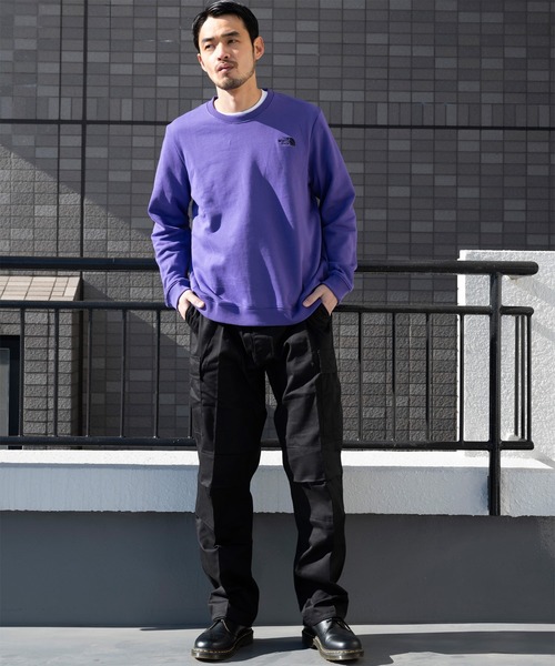 THE NORTH FACE（ザノースフェイス）の「THE NORTH FACE ロゴスウェット（スウェット・メンズ・ブラック/パープル/ネイビー・SMALL/MEDIUM/LARGE/X-LARGE）」の18枚目の写真