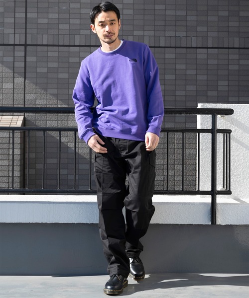 THE NORTH FACE（ザノースフェイス）の「THE NORTH FACE ロゴスウェット（スウェット・メンズ・ブラック/パープル/ネイビー・SMALL/MEDIUM/LARGE/X-LARGE）」の17枚目の写真