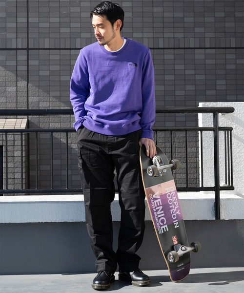 THE NORTH FACE（ザノースフェイス）の「THE NORTH FACE ロゴスウェット（スウェット・メンズ・ブラック/パープル/ネイビー・SMALL/MEDIUM/LARGE/X-LARGE）」の16枚目の写真