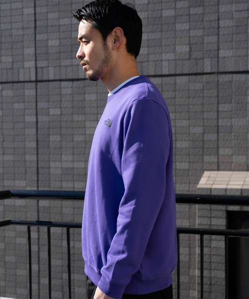 THE NORTH FACE（ザノースフェイス）の「THE NORTH FACE ロゴスウェット（スウェット・メンズ・ブラック/パープル/ネイビー・SMALL/MEDIUM/LARGE/X-LARGE）」の14枚目の写真