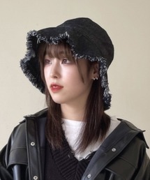 WEGO | WEGO/ツバ広フリンジバケットハット(ハット)