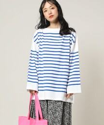FREAK'S STORE | ▽パネルボーダーTシャツ(Tシャツ/カットソー)