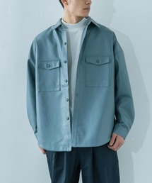 オーバーサイズ シンセティックレザーCPOジャケット