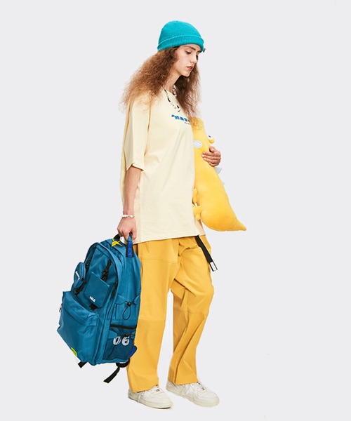 me+em select(ミームセレクト)の「バックルベルトニュアンスワークカーゴパンツ【ユニセックス】(カーゴパンツ・メンズ・イエロー/パープル/グリーン・MEDIUM/SMALL/LARGE/X-LARGE)」の16枚目の写真