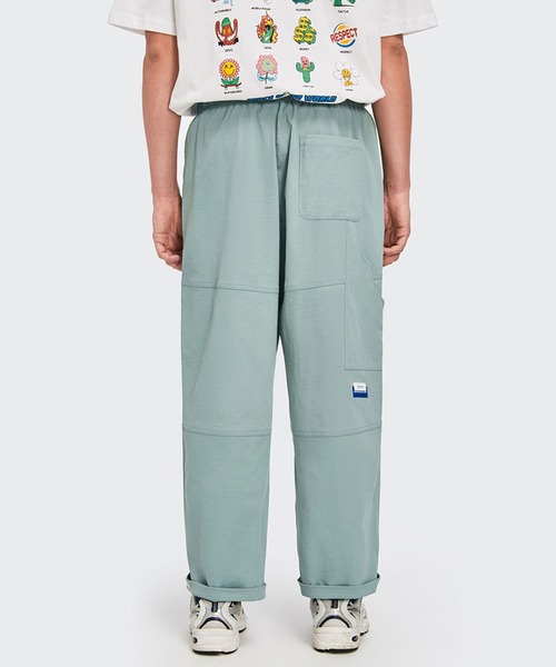 me+em select(ミームセレクト)の「バックルベルトニュアンスワークカーゴパンツ【ユニセックス】(カーゴパンツ・メンズ・イエロー/パープル/グリーン・MEDIUM/SMALL/LARGE/X-LARGE)」の5枚目の写真