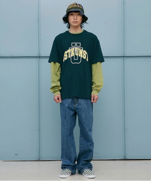 ISTKUNST（イストクンスト）の「【ISTKUNST】UNIVERSITY EMBLEM TEE / イストクンスト ユニバーシティ エンブレム 半袖 Tシャツ（Tシャツ/カットソー・メンズ・グリーン/ホワイト/ネイビー・MEDIUM/LARGE）」の14枚目の写真