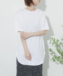 SENSE OF PLACE by URBAN RESEARCH | オーガニックコットンラウンドテールトップ(Tシャツ/カットソー)