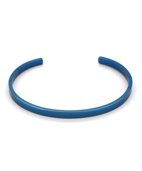 LION HEART(ライオンハート)の「【限定展開】“LH-1”スクエアバングル/サージカルステンレス(金属アレルギー対応)【LION HEART / ライオンハート】(バングル/リストバンド・メンズ・ブラック/シルバー/ブルー・ONE SIZE)」の3枚目の写真