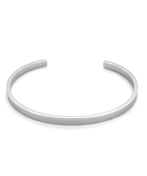 LION HEART(ライオンハート)の「【限定展開】“LH-1”スクエアバングル/サージカルステンレス(金属アレルギー対応)【LION HEART / ライオンハート】(バングル/リストバンド・メンズ・ブラック/シルバー/ブルー・ONE SIZE)」の5枚目の写真