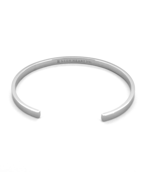 LION HEART(ライオンハート)の「【限定展開】“LH-1”スクエアバングル/サージカルステンレス(金属アレルギー対応)【LION HEART / ライオンハート】(バングル/リストバンド・メンズ・ブラック/シルバー/ブルー・ONE SIZE)」の8枚目の写真