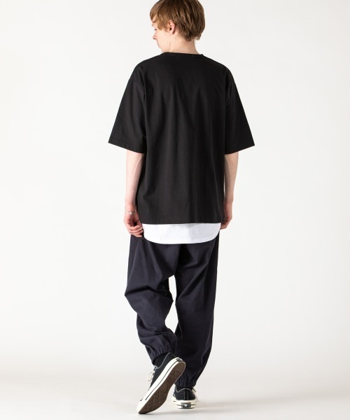 rehacer(レアセル)の「rehacer : CORDURA Fabric Wide Pocket CS Made in Japan / コーデュラ ファブリック ワイドポケットカットソ ーメイドインジャパン(Tシャツ/カットソー・メンズ・ホワイト/ブラック・SMALL/MEDIUM/LARGE/X-LARGE)」の20枚目の写真