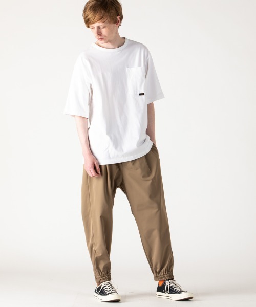 rehacer(レアセル)の「rehacer : CORDURA Fabric Wide Pocket CS Made in Japan / コーデュラ ファブリック ワイドポケットカットソ ーメイドインジャパン(Tシャツ/カットソー・メンズ・ホワイト/ブラック・SMALL/MEDIUM/LARGE/X-LARGE)」の13枚目の写真