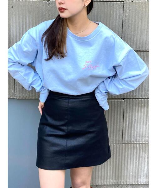 スナック エミュット（スナックエミュット）の「【オリジナル】電Q×スナックエミュット MOONロンT（Tシャツ/カットソー・レディース・サックスブルー/ホワイト/ブラック・FREE）」の22枚目の写真