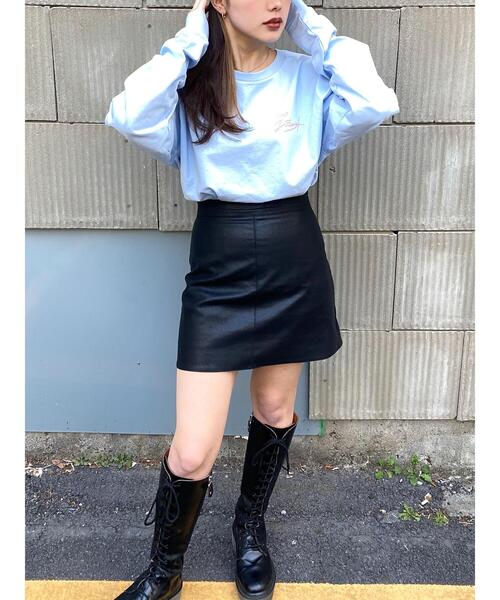 スナック エミュット（スナックエミュット）の「【オリジナル】電Q×スナックエミュット MOONロンT（Tシャツ/カットソー・レディース・サックスブルー/ホワイト/ブラック・FREE）」の13枚目の写真