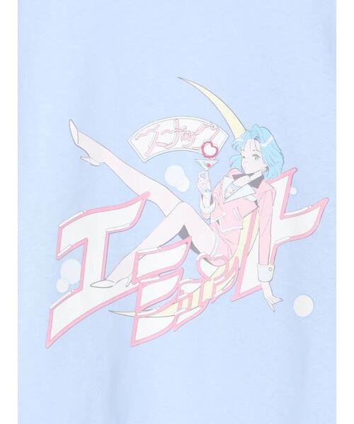 スナック エミュット（スナックエミュット）の「【オリジナル】電Q×スナックエミュット MOONロンT（Tシャツ/カットソー・レディース・サックスブルー/ホワイト/ブラック・FREE）」の18枚目の写真