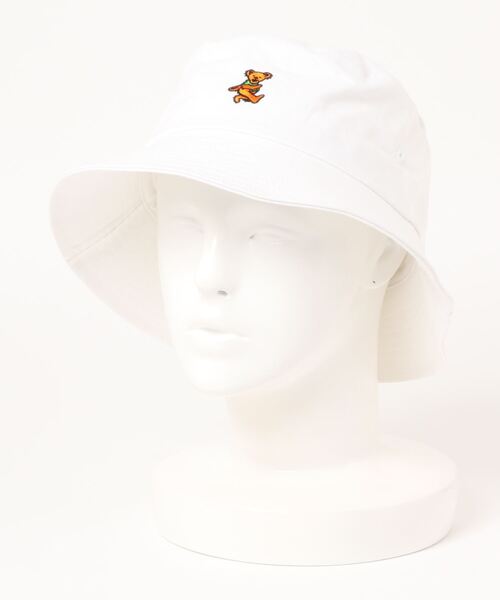 90s 当時物 グレイトフルデッド バケットハット ベア刺繍 Port（ポート）の「【 Grateful Dead / グレイトフルデッド