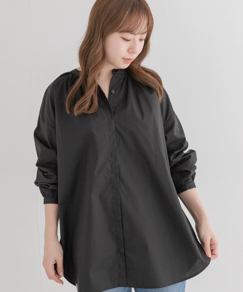 URBAN RESEARCH Sonny Label（アーバンリサーチサニーレーベル）の「タイプライター2WAYブラウス（Tシャツ/カットソー・レディース・ブラック/オフホワイト/ブルー系その他・FREE）」の3枚目の写真