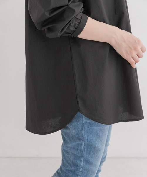 URBAN RESEARCH Sonny Label（アーバンリサーチサニーレーベル）の「タイプライター2WAYブラウス（Tシャツ/カットソー・レディース・ブラック/オフホワイト/ブルー系その他・FREE）」の6枚目の写真