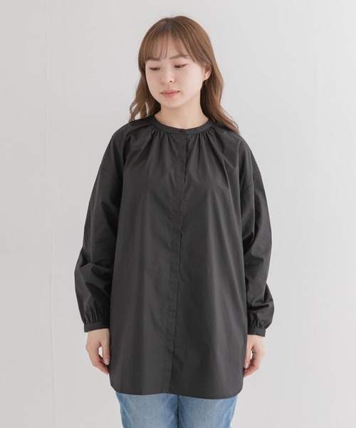 URBAN RESEARCH Sonny Label（アーバンリサーチサニーレーベル）の「タイプライター2WAYブラウス（Tシャツ/カットソー・レディース・ブラック/オフホワイト/ブルー系その他・FREE）」の9枚目の写真