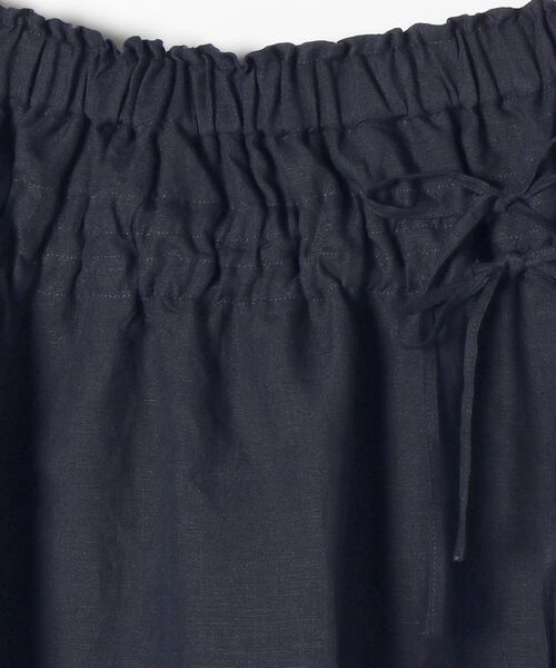 SHIPS any（シップス エニィ）の「SHIPS any: オーガニック リネン ダブル ギャザー スカート〈ウォッシャブル〉◇（スカート・レディース・イエロー/ネイビー・ONE SIZE）」の7枚目の写真