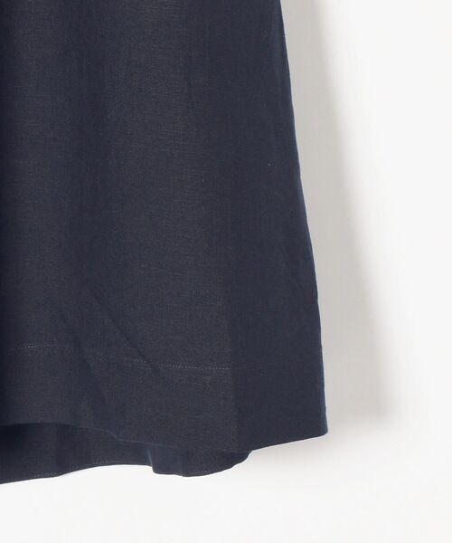 SHIPS any（シップス エニィ）の「SHIPS any: オーガニック リネン ダブル ギャザー スカート〈ウォッシャブル〉◇（スカート・レディース・イエロー/ネイビー・ONE SIZE）」の9枚目の写真