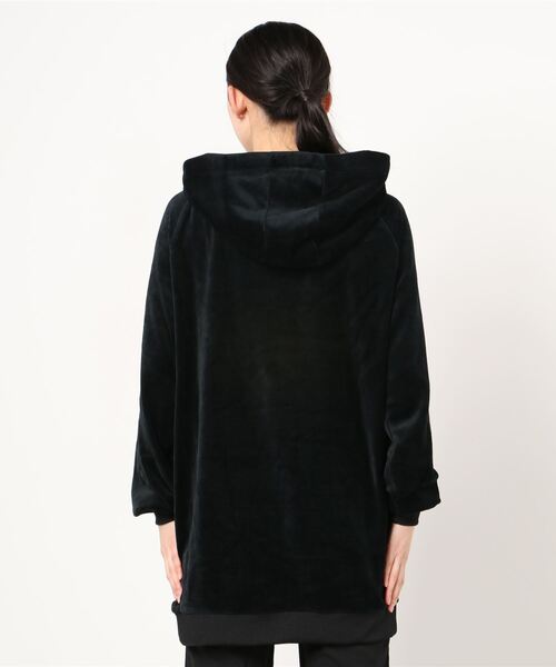 COMMON WARE（コモンウェアー）の「RE:DR.DENIM Happy Hoodie（パーカー・レディース・ブラック・S/XS）」の3枚目の写真