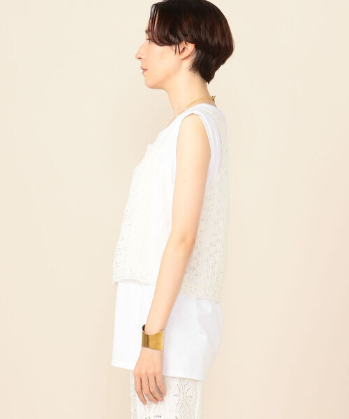 NOLLEY’S（ノーリーズ）の「パッチワークブラウス[NOLLEY'S collet]（シャツ/ブラウス・レディース・ブラック/オフホワイト・38）」の4枚目の写真