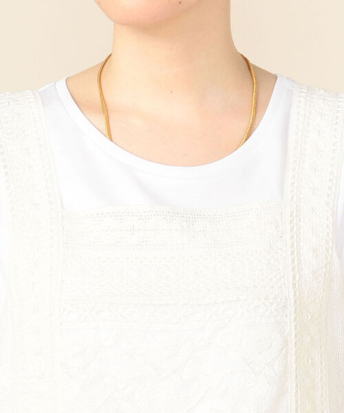 NOLLEY’S（ノーリーズ）の「パッチワークブラウス[NOLLEY'S collet]（シャツ/ブラウス・レディース・ブラック/オフホワイト・38）」の6枚目の写真